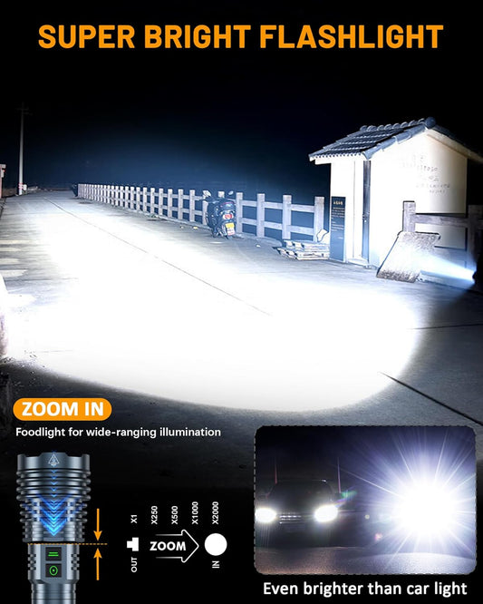 Rechargeable Flashlights Super Bright